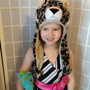 Leopard Print Kids Hat